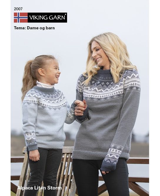 Hovedbilde Katalog 2007 Dame og Barn, Alpaca Liten Storm