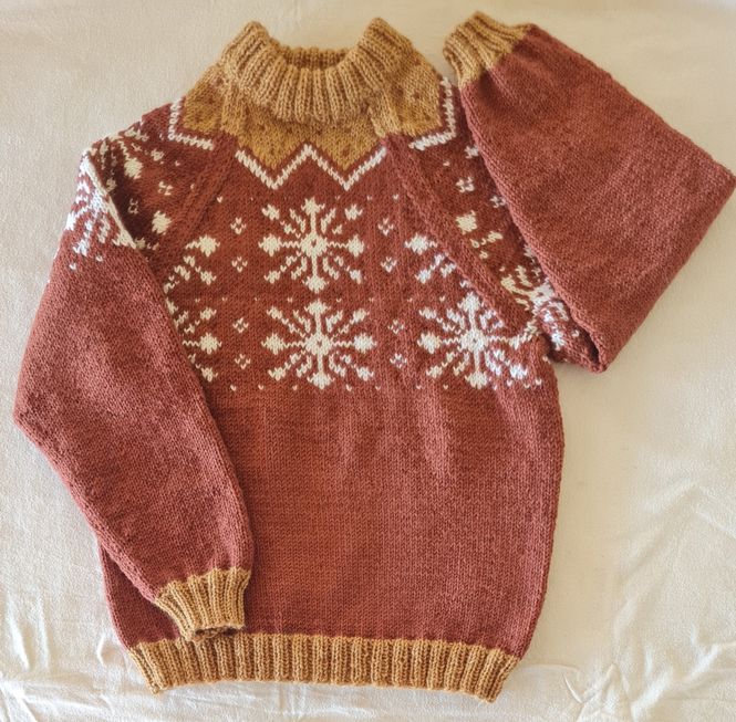 Hovedbilde Herlig genser str. 6/8 år. Brun